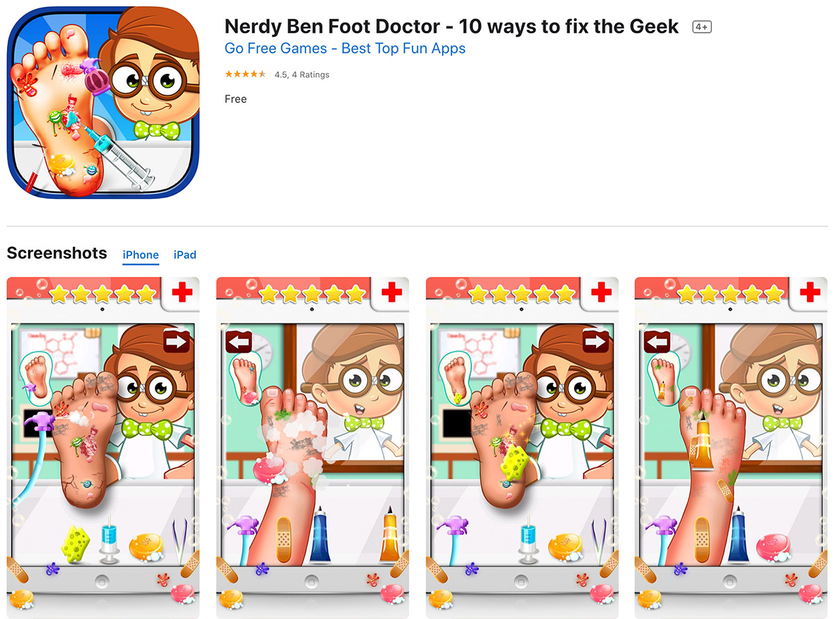 Nerdy Ben Foot Doctor - RisingHigh