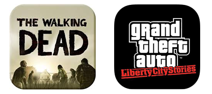 Walking Dead and GTA Icons